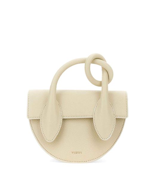 Yuzefi White Pretzel Bag