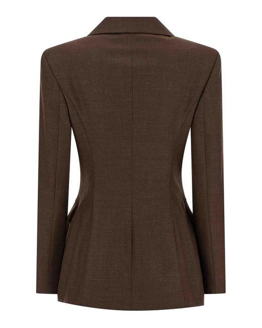 Magda Butrym Brown 03 Blazer