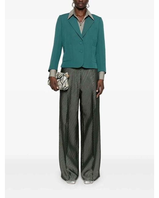 Dries Van Noten Green Bamis 1527 Wwjacket