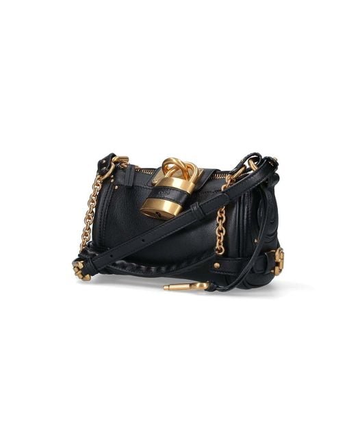Borsa Spalla Piccola di Chloé in Black