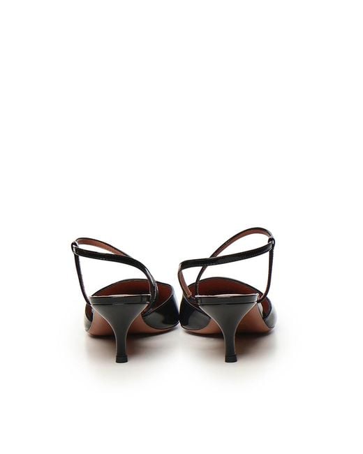 Giuliano Galiano Black Demi Sandals