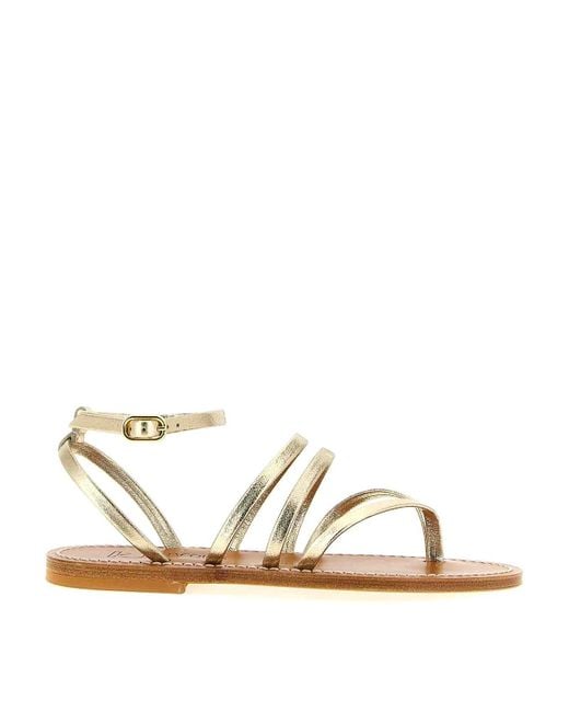 K. Jacques White Hemeree Sandals