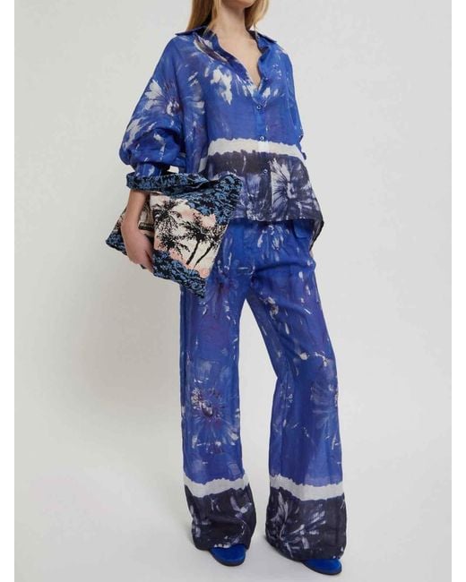 Ermanno Scervino Blue Shirt