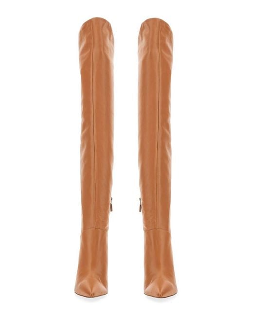 Stuart Weitzman Brown Saloon 100 Wedge Boot
