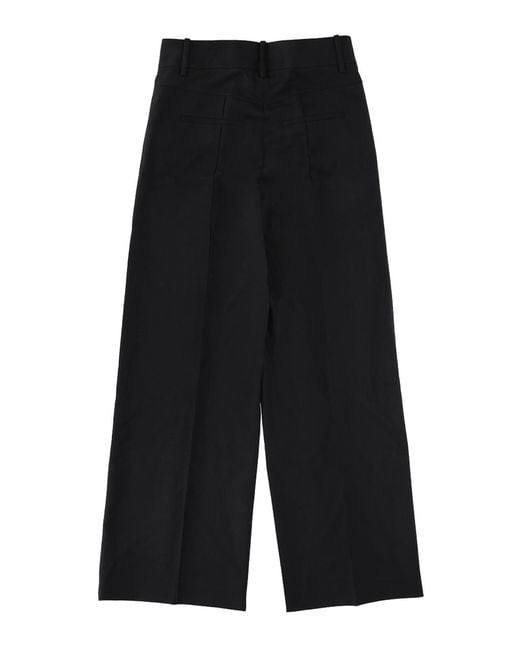 Theory Black Wool Tailored Pants