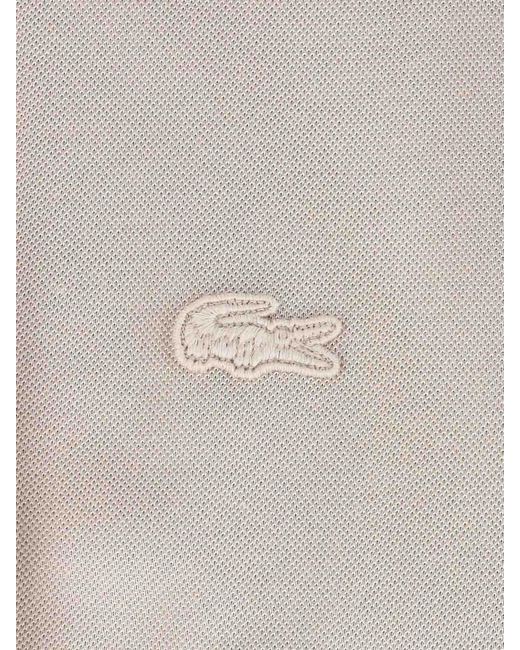 Lacoste Natural Silk Piqu Polo Shirt for men