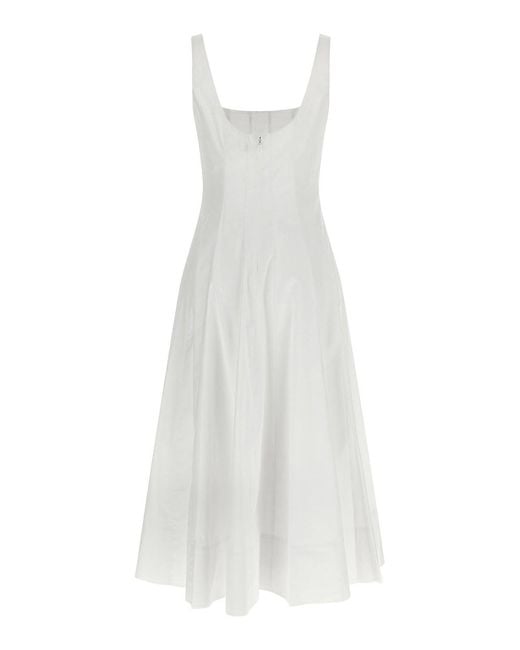 Staud White Wells Dress