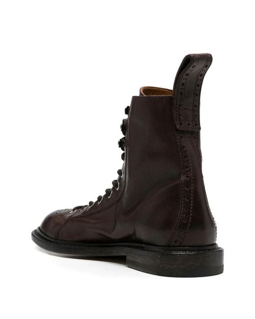 Versace Brown Ankle Boots