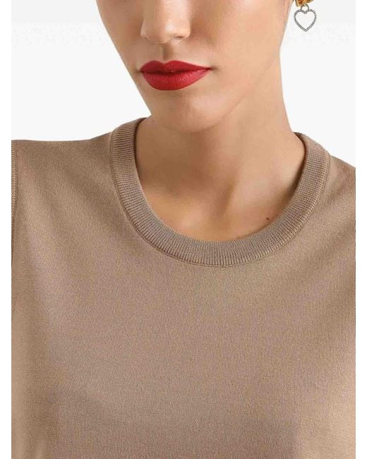 Dolce & Gabbana Natural Sleeveless Jumper Nocciola Chiaro 1