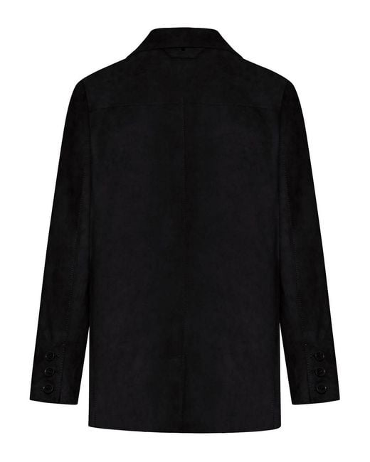 Salvatore Santoro Black Suede Jacket