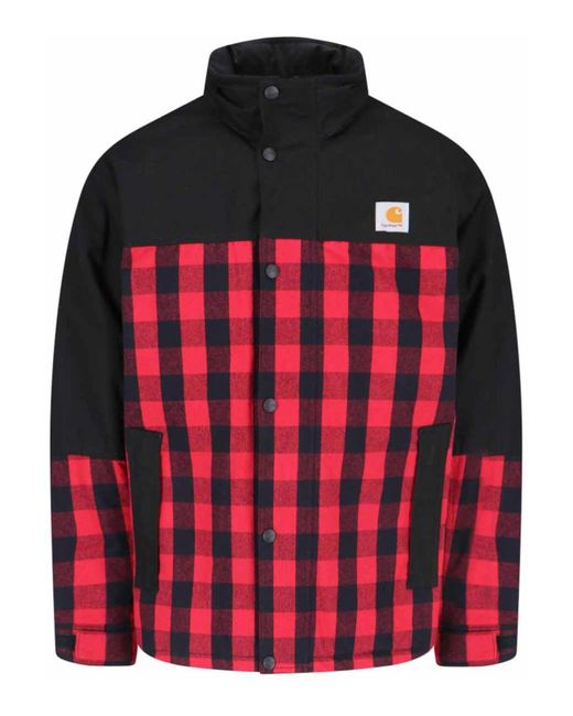 Junya Watanabe Red X Carhartt Wip Checked Technical Jacket for men