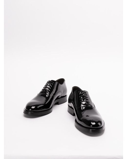 Brunello Cucinelli Black Laced Shoes for men