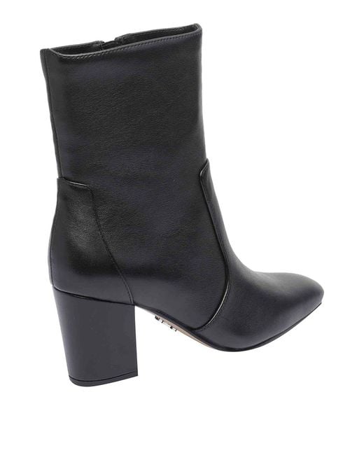Steve Madden Black Crossbar Pump Booties