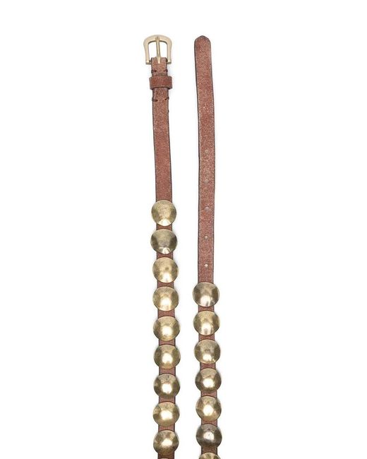 Golden Goose Deluxe Brand White Trinidad Maxi-Stud Belt