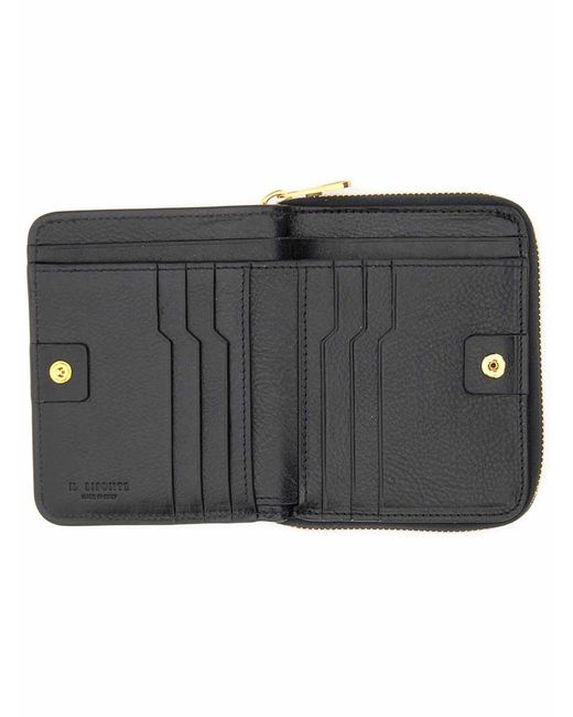 Il Bisonte Gray Leather Wallet