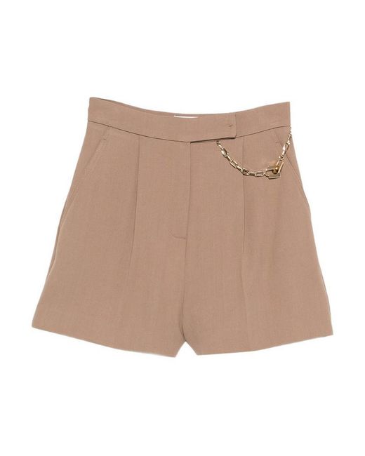 Elisabetta Franchi Natural Chain Shorts