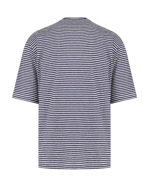 DSquared² Blue T-Shirt And Pole for men