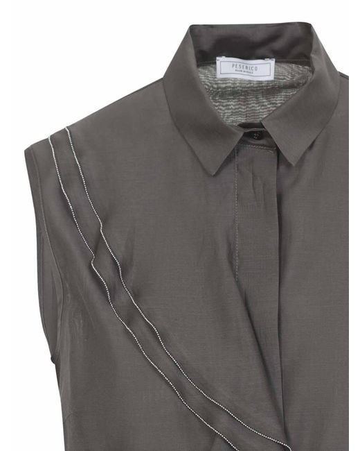 Peserico Gray Shirts