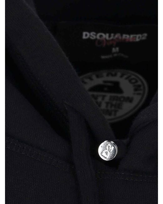 DSquared² Black X Vaquera Hoodie for men