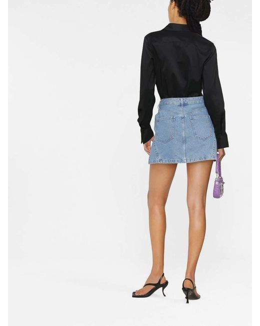 Wolford Black London Shirt-Style Body