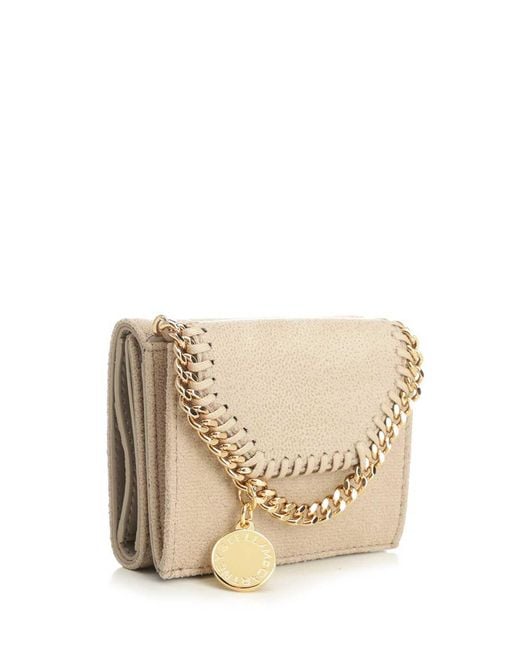 Stella McCartney Natural Falabella Trifold Wallet