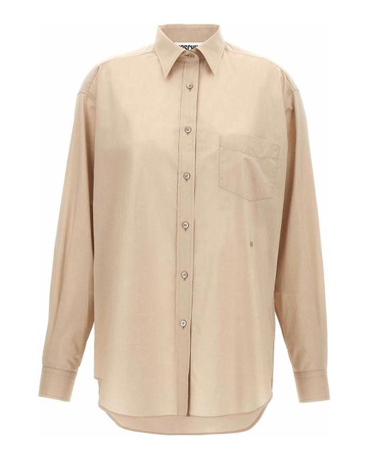 Moschino Natural Cotton Shirt