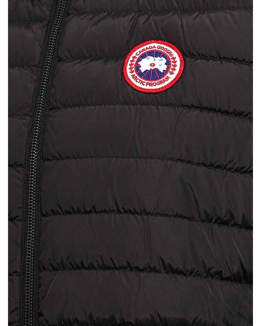 Canada Goose Black Quilted Polyamide Vest for men