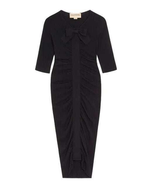 Valentino Garavani Black Knit Dress