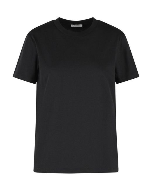Moncler Black Cotton T-Shirt