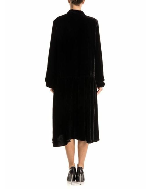 Vivetta Black Velvet Dress