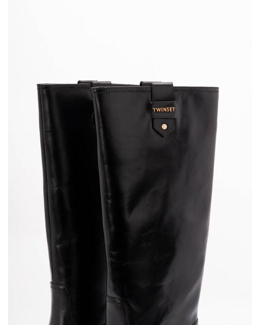 Twinset Black Boots