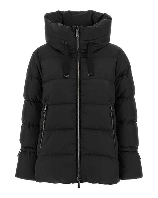 Moorer Black Gadia Down Jacket
