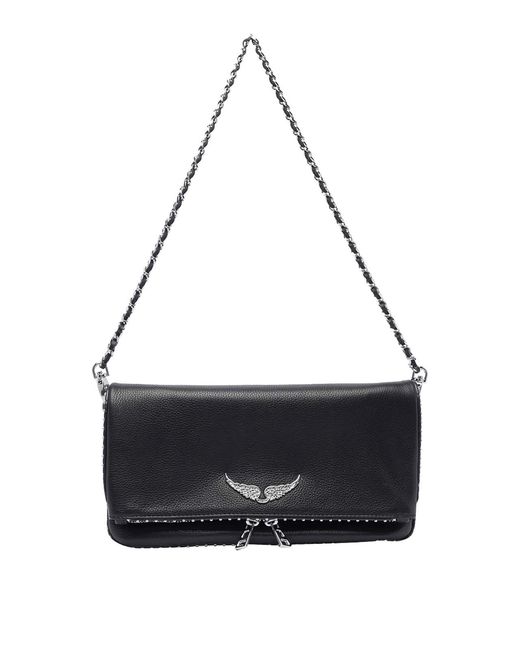 Zadig & Voltaire Black And Rock Crossbody Bag