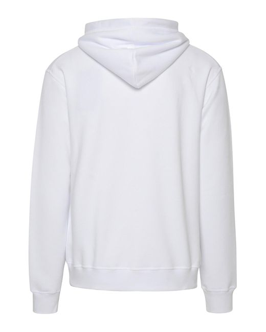 DSquared² White Multicoloured Dsq2 Logo Hoodie for men