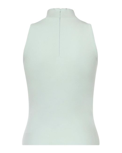 Courreges Green Heritage Knit Top