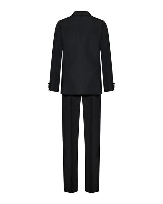 Lardini Black Tuxedo Suit for men