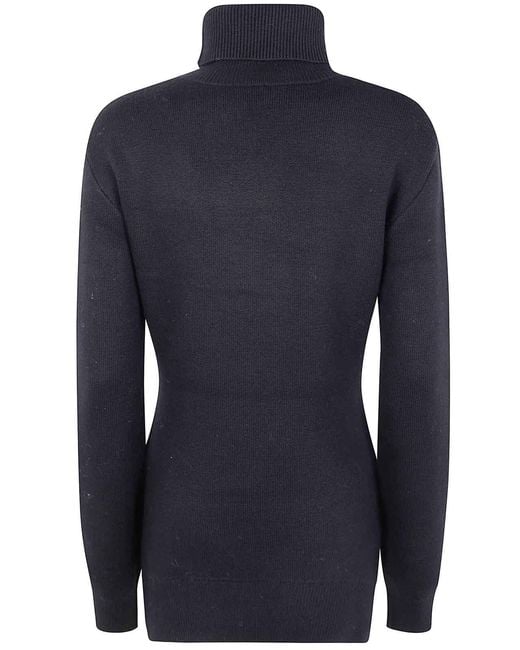 Totême Blue Cashmere Merinos Double Knit