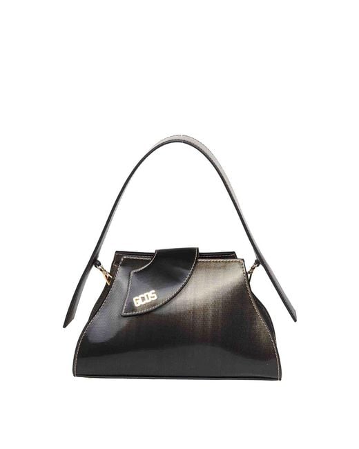 Gcds Black Comma Small Holographic Bag