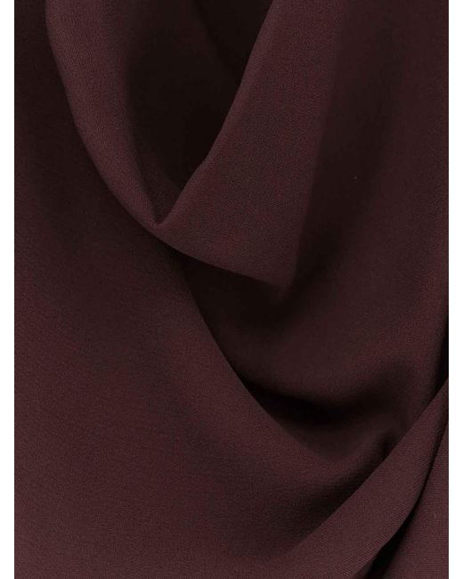 Elisabetta Franchi Purple Viscose Bodysuit Shirt