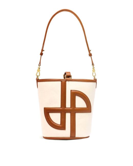 Patou White Medium Jp Bucket Bag