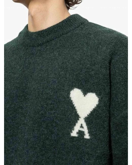 AMI Green Adc Sweater