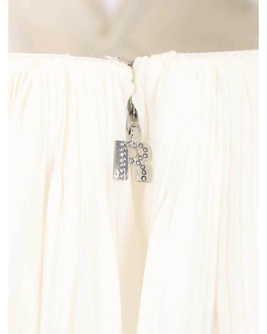 ROTATE BIRGER CHRISTENSEN White Midi Dress