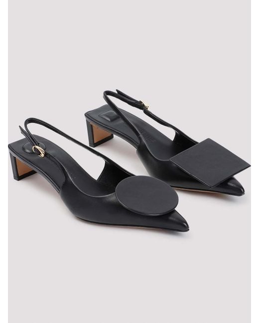 Jacquemus White Les Slingbacks Duelo B Pumps