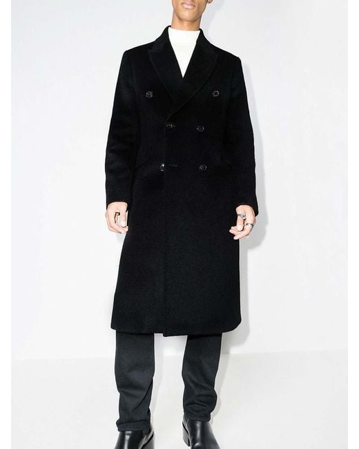 Our Legacy Black Whale Coat for men