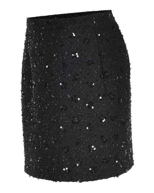 Amen Blue Skirt Made Of Polyester Blend