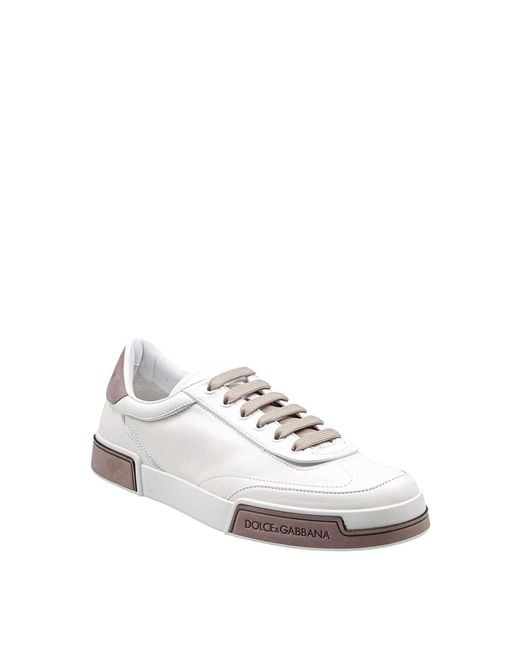 Dolce & Gabbana White Sneakers Portofino Yacht for men