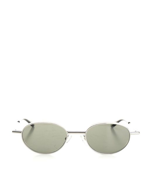 McQueen Metallic Oval Sunglasses for men