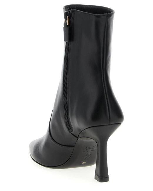 Stuart Weitzman Black Vinnie Ankle Boots