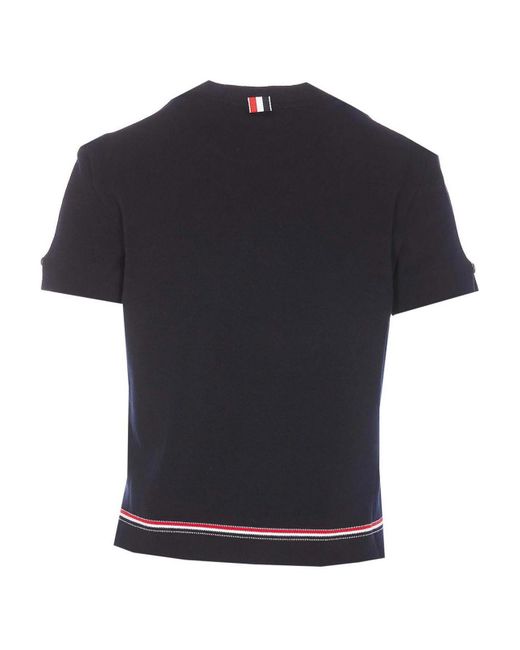 Thom Browne Black T-Shirt