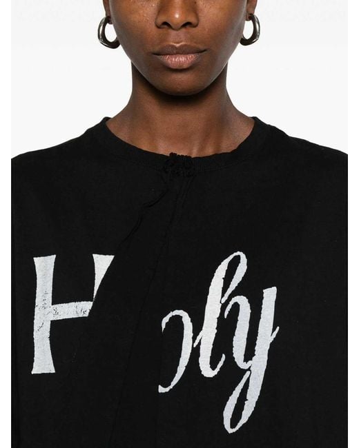 Ann Demeulemeester Black T-Shirt